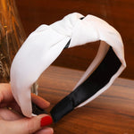 Haimeikang Solid Colors Hair  Knotted Hair Band for Women Headbands Hairbands Headwear 2018 New Arrival