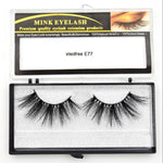 Visofree Eyelashes Mink Eyelashes Criss-cross Strands Cruelty Free 3D 25mm Lashes Mink Lashes Soft Dramatic Eyelashes E80 Makeup