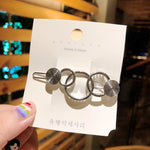 2019 New Women Vintage Heart Star Geometric Alloy Hairpins Sweet Headband Hair Clips Barrettes Female Fashion Hair Accessories