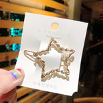 2019 New Women Vintage Heart Star Geometric Alloy Hairpins Sweet Headband Hair Clips Barrettes Female Fashion Hair Accessories