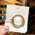 2019 New Women Vintage Heart Star Geometric Alloy Hairpins Sweet Headband Hair Clips Barrettes Female Fashion Hair Accessories