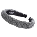 AWAYTR New Fashion Solid Braided Padded Headband for Women Ladies Hairband Girls Headwear Headdress Hair Accessories