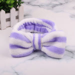 2019 New Letter OMG Headbands for Women Girls Bow Wash Face Turban Makeup Elastic Hair Bands Coral Fleece Hair Accessories