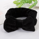 2019 New Letter OMG Headbands for Women Girls Bow Wash Face Turban Makeup Elastic Hair Bands Coral Fleece Hair Accessories