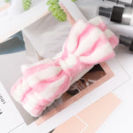 2019 New Letter OMG Headbands for Women Girls Bow Wash Face Turban Makeup Elastic Hair Bands Coral Fleece Hair Accessories