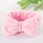 2019 New Letter OMG Headbands for Women Girls Bow Wash Face Turban Makeup Elastic Hair Bands Coral Fleece Hair Accessories