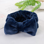 2019 New Letter OMG Headbands for Women Girls Bow Wash Face Turban Makeup Elastic Hair Bands Coral Fleece Hair Accessories