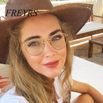 Computer Glasses 2019 Eyewear Frame Anti Blue Light Game Glasses Anti Glare Eyeglasses Frame Women Round Clear Lens Glasses 5029