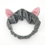 2019 New Letter OMG Headbands for Women Girls Bow Wash Face Turban Makeup Elastic Hair Bands Coral Fleece Hair Accessories