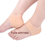 USHINE Silicone Insole Socks Foot Care Protector Cracked Moisturizing Back Heel Skin Orthopedic Insoles Woman Man