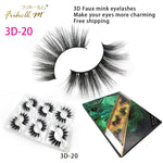 6 Pairs Friholl.m 3d faux mink eyelashes wholesale synthetic strip silk lashes new makeup natural false+eyelashes