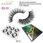 6 Pairs Friholl.m 3d faux mink eyelashes wholesale synthetic strip silk lashes new makeup natural false+eyelashes
