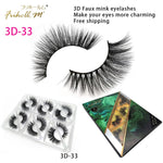 6 Pairs Friholl.m 3d faux mink eyelashes wholesale synthetic strip silk lashes new makeup natural false+eyelashes