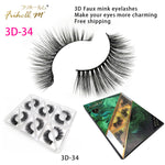 6 Pairs Friholl.m 3d faux mink eyelashes wholesale synthetic strip silk lashes new makeup natural false+eyelashes