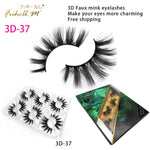6 Pairs Friholl.m 3d faux mink eyelashes wholesale synthetic strip silk lashes new makeup natural false+eyelashes