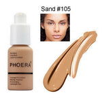 PHOERA Mineral Whitening Concealer Facial Base Cream Brighten Moisturizer Face Liquid Foundation Makeup Primer