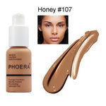 PHOERA Mineral Whitening Concealer Facial Base Cream Brighten Moisturizer Face Liquid Foundation Makeup Primer