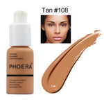 PHOERA Mineral Whitening Concealer Facial Base Cream Brighten Moisturizer Face Liquid Foundation Makeup Primer