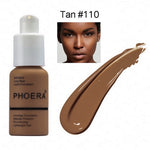 PHOERA Mineral Whitening Concealer Facial Base Cream Brighten Moisturizer Face Liquid Foundation Makeup Primer