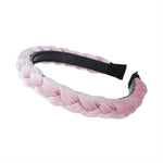AWAYTR New Fashion Solid Braided Padded Headband for Women Ladies Hairband Girls Headwear Headdress Hair Accessories