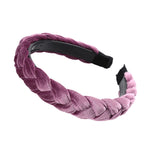 AWAYTR New Fashion Solid Braided Padded Headband for Women Ladies Hairband Girls Headwear Headdress Hair Accessories