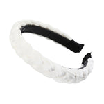 AWAYTR New Fashion Solid Braided Padded Headband for Women Ladies Hairband Girls Headwear Headdress Hair Accessories