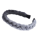AWAYTR New Fashion Solid Braided Padded Headband for Women Ladies Hairband Girls Headwear Headdress Hair Accessories