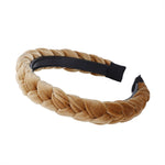 AWAYTR New Fashion Solid Braided Padded Headband for Women Ladies Hairband Girls Headwear Headdress Hair Accessories
