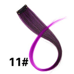 Alileader 18Inch Curly Clip One In Hair Extensions Natural Long Synthetic Hairpieces For Women Girl Pink Blue Colorful