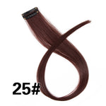 Alileader 18Inch Curly Clip One In Hair Extensions Natural Long Synthetic Hairpieces For Women Girl Pink Blue Colorful