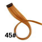 Alileader 18Inch Curly Clip One In Hair Extensions Natural Long Synthetic Hairpieces For Women Girl Pink Blue Colorful