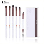 DUcare Eyeshadow Brush 4/6/7/8PCS Makeup Brushes Blending Eyebrow Brush Nature Bristles Synthetic  Hair Eye Shadow Brush Set