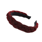 AWAYTR New Fashion Solid Braided Padded Headband for Women Ladies Hairband Girls Headwear Headdress Hair Accessories