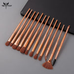 Anmor Makeup Brushes Set 3-12pcs/lot Eye Shadow Blending Eyeliner Eyelash Eyebrow Make up Brushes  Professional Eyeshadow Brush
