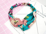 Fashion Women Girls   Bohemian Hair Bands Print Headbands Vintage Cross Turban Bandage Bandanas HairBands Hair Accessories