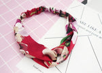 Fashion Women Girls   Bohemian Hair Bands Print Headbands Vintage Cross Turban Bandage Bandanas HairBands Hair Accessories