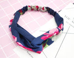Fashion Women Girls   Bohemian Hair Bands Print Headbands Vintage Cross Turban Bandage Bandanas HairBands Hair Accessories