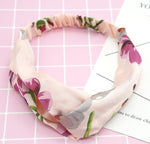 Fashion Women Girls   Bohemian Hair Bands Print Headbands Vintage Cross Turban Bandage Bandanas HairBands Hair Accessories
