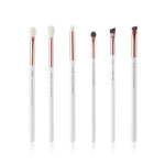 Jessup brushes Pearl White/Rose Gold Makeup brushes set Professional Beauty Make up brush Natural hair Foundation Powder Blushes