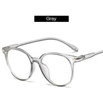 YOOSKE 2019 Women Glasses Frame Men Anti Blue Light Eyeglasses Frame Vintage Round Clear Lens Glasses Optical Spectacle Frame