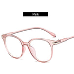 YOOSKE 2019 Women Glasses Frame Men Anti Blue Light Eyeglasses Frame Vintage Round Clear Lens Glasses Optical Spectacle Frame