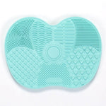 Silicone Makeup Brush Cleaning Pad Mat Brush Washing Tools Cosmetic Eyebrow Brushes Cleaner Tool Scrubber Board Makeup Cleaning