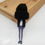 Fashion Brooch Pins for Woman Brooches Cute Girls Cartoon Models Acrylic Brooches Kawaii Pompom Clothing Jewelry Accessories